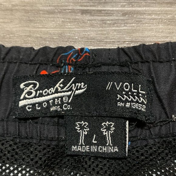 🔥4/$20 Mens Large Bathing Suit Swim Trunks BKLYN Brand - Picture 2 of 4